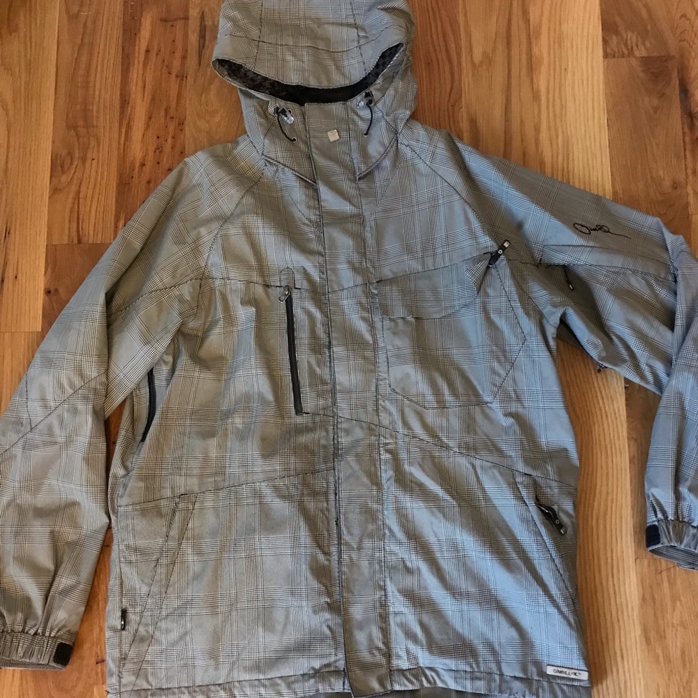 O’Neill Men’s Plaid Snow Boarding Jacket
